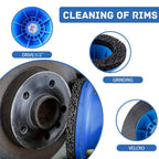 Wheel Hub Polishing Tool for 1/2 Inch Drive (Up to 1500 RPM)