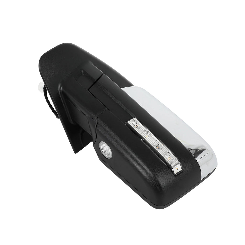 Tow Mirrors for Ford F150 (2004–2014) Chrome Power Heated Puddle Light