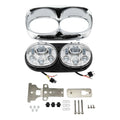 5-3/4" Dual LED Headlight Assembly for Harley Touring Road Glide (1998–2013)