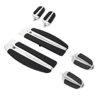 Slipstream Driver Footboard Inserts & Shifter Pegs for Harley Softail Dyna