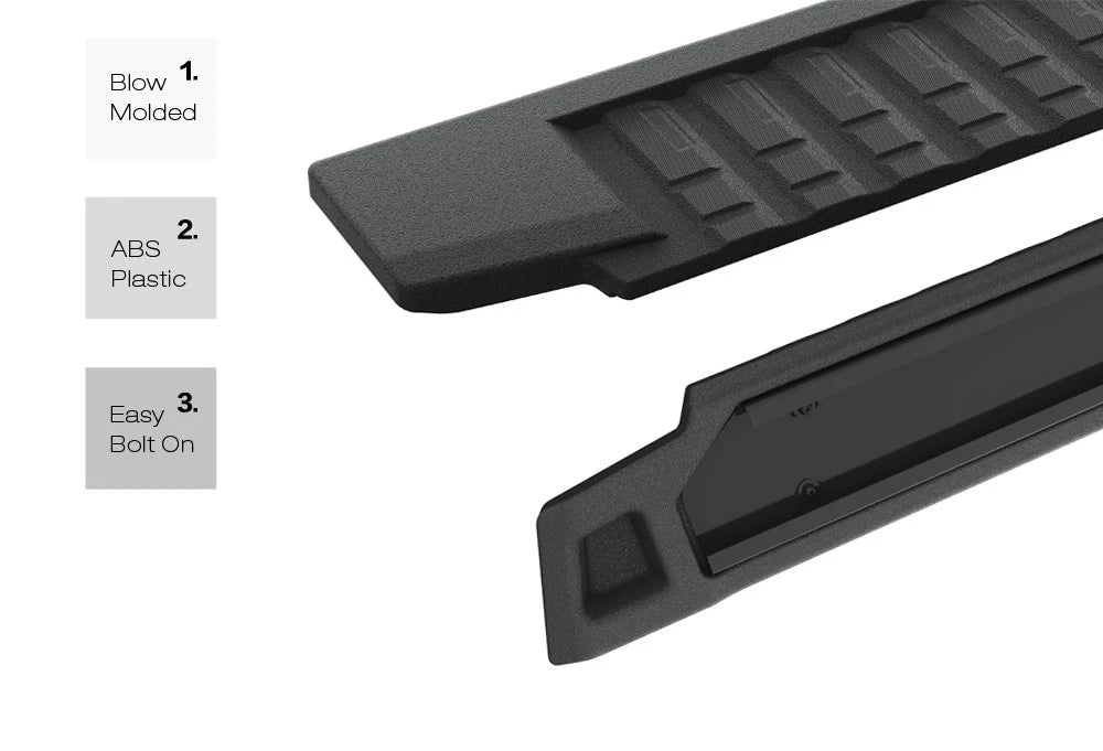 Black Step Nerf Bars for Toyota Tacoma (2024-2026)