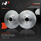 Front Drilled Brake Rotors for Nissan Altima (2005-2006)