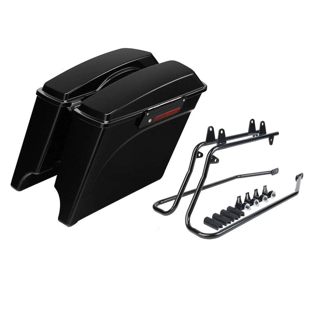 Stretched Hard Saddlebag Conversion Bracket for Harley Softail (1986–2017)