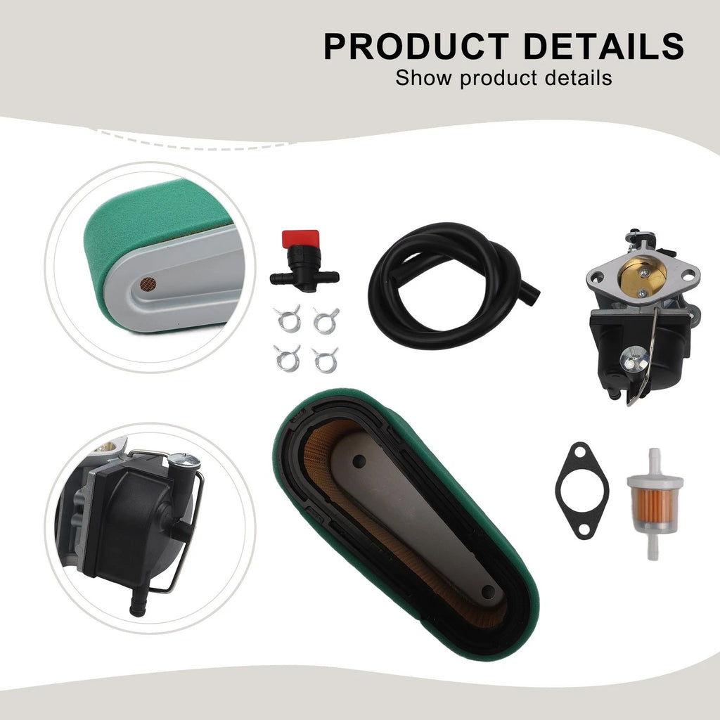 Carburetor Kit for OHV125 OHV130 OVH135 (with Fuel Line & Maintenance Valve)
