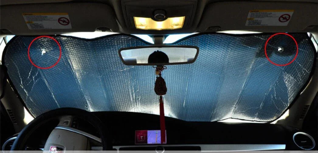 Foldable Universal Windshield Sun Visor Cover UV Block Heat Reflector
