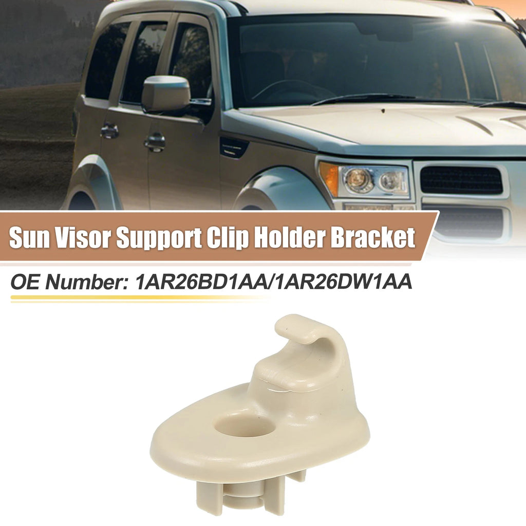 2X Sun Visor Support Clip Retainer No. 1AR26BD1AA/1AR26DW1AA for Jeep