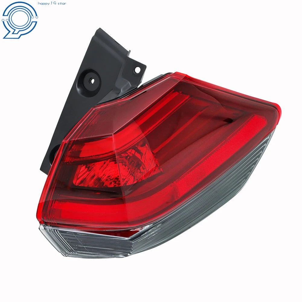 Pair of Red Lens Tail Lights for Nissan Rogue (2017-2019)