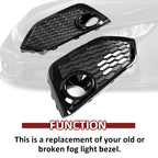 Fog Light Trim Bezel Covers for Honda Civic Hatchback (2017–2019)