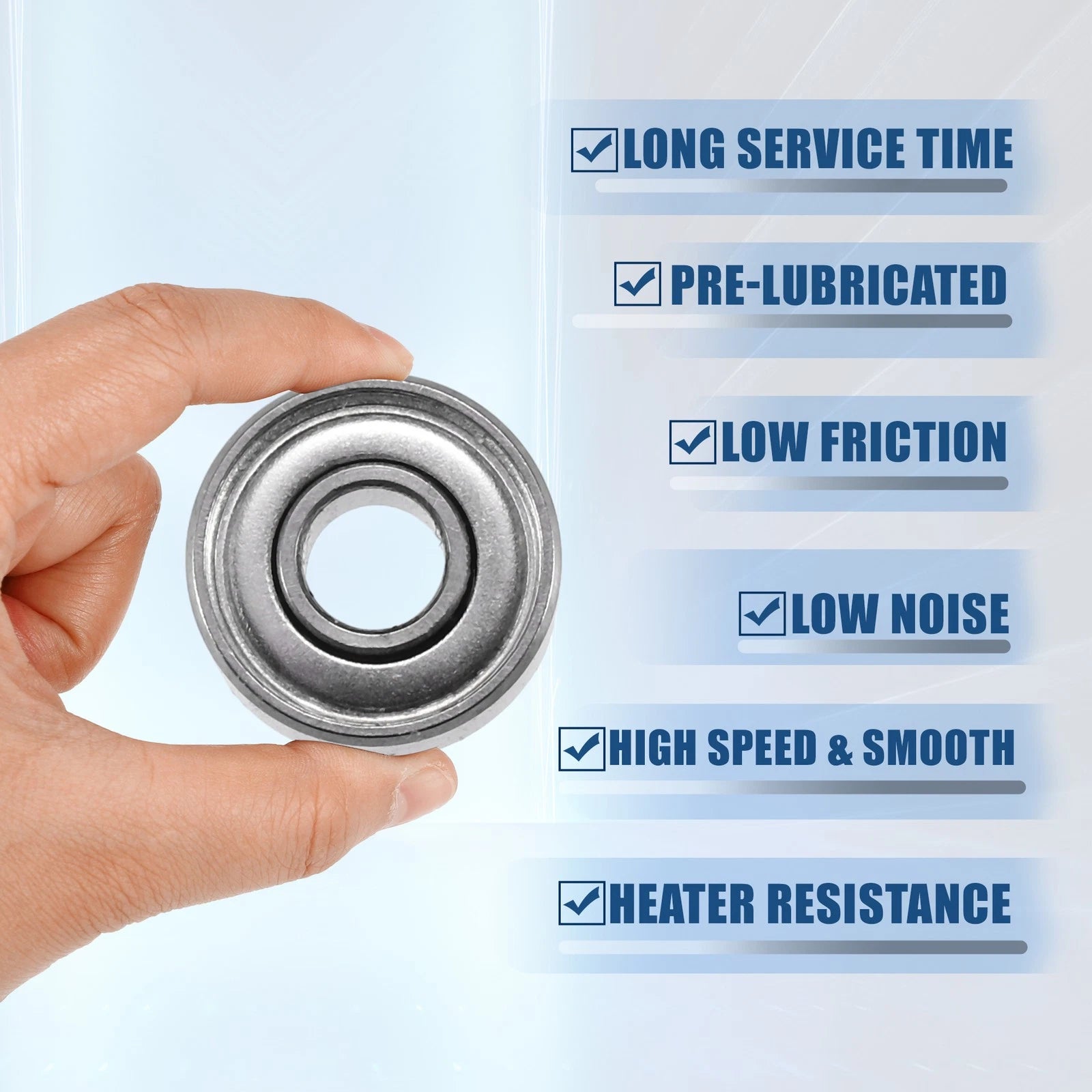 10pcs 3x8x4mm Double Metal Shield 693zz Ball Bearings for Automotive Applications