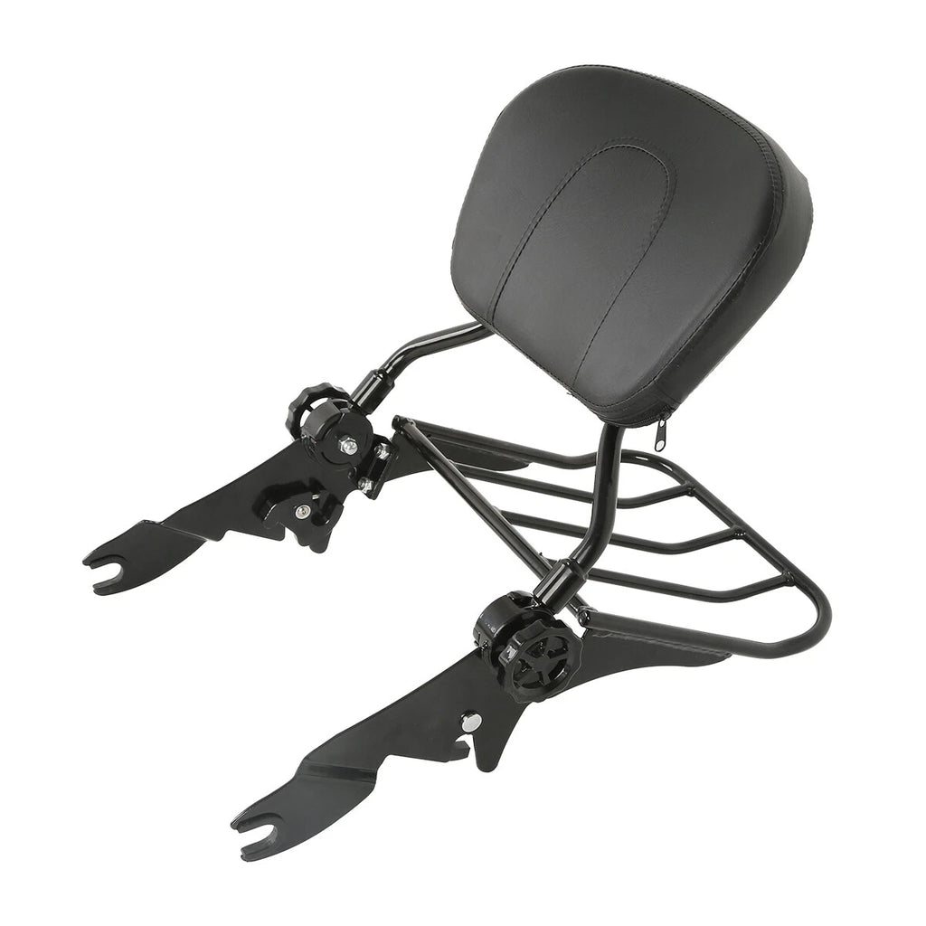 4 Point Docking Luggage Rack Sissy Bar Backrest for Harley Electra Glide (2014–2024)