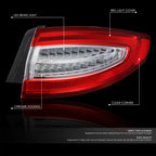 LED Outer Tail Light Assembly for Ford Fusion (2013–2016)