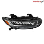 Set of 2 LED Headlights for Honda Accord (2018–2020) Chrome