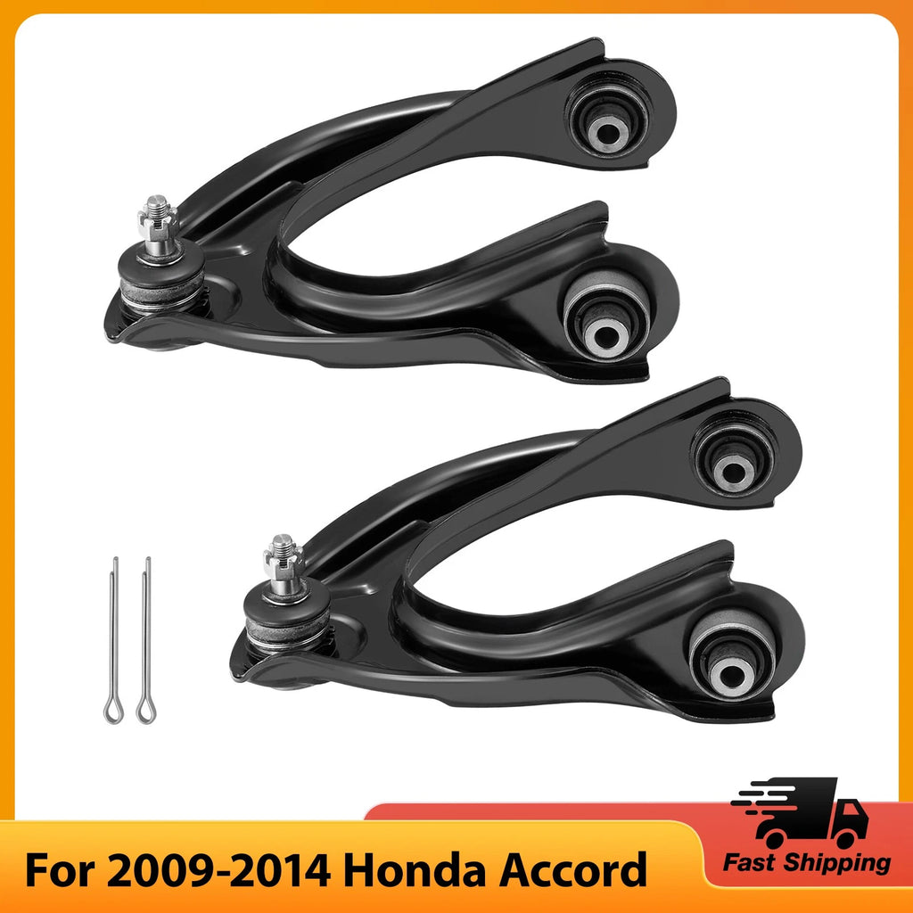 Front Upper Control Arms with Ball Joints for 2009–2014 Acura TSX Sedan (2.4L/3.5L)