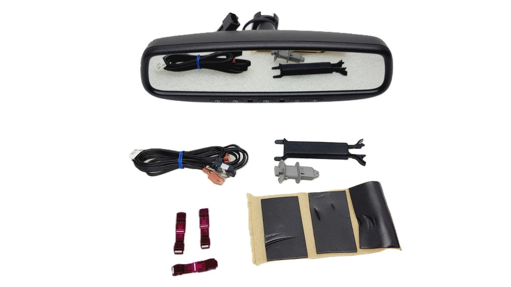 Rear View Mirror w/Compass & Auto Dimming for Hyundai Accent (2012–2017) 1R062-ADU01
