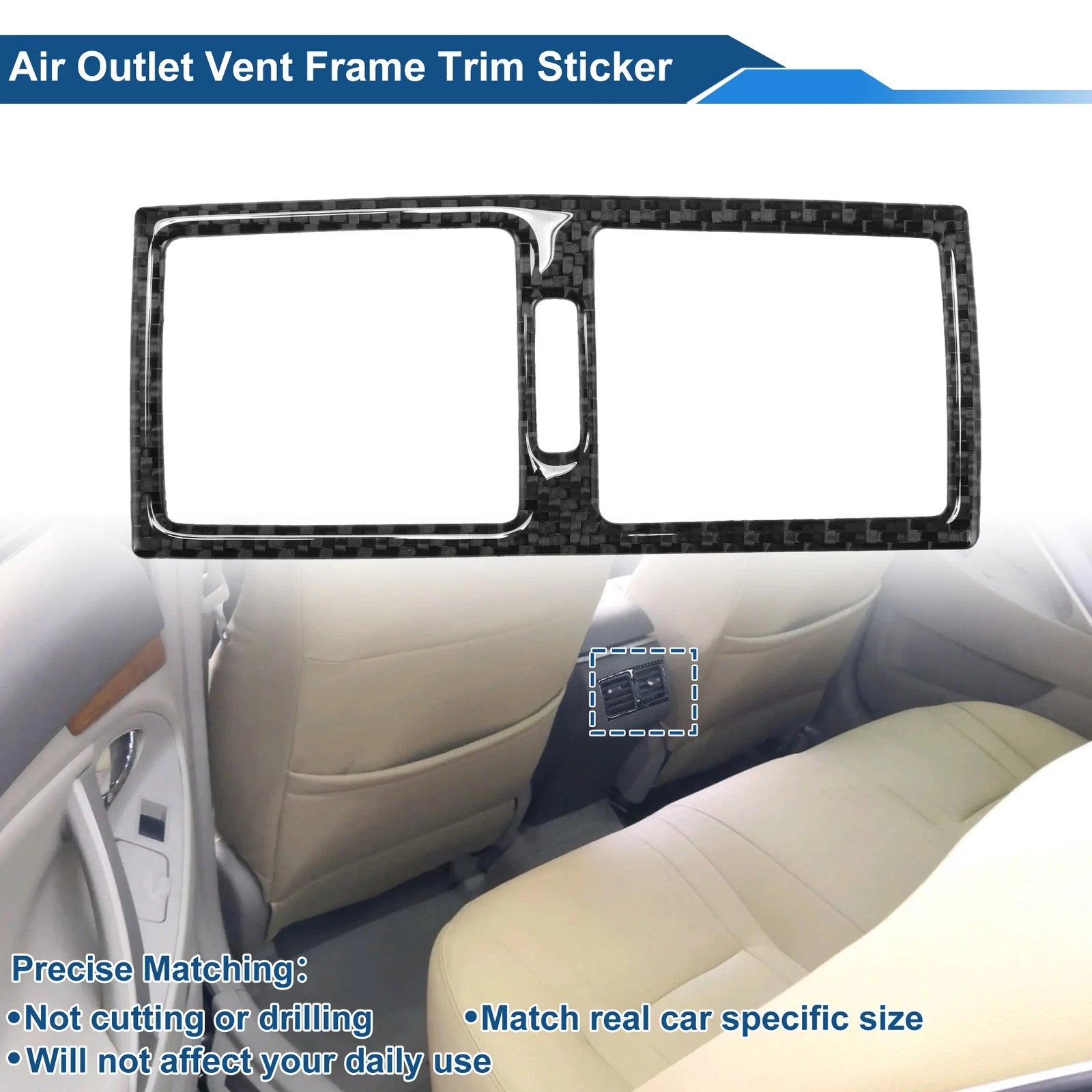 Air Condition Outlet Vent Trim Cover Frame for Toyota Camry (2007–2011)