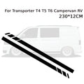 Set of 2 Side Stripes Sticker Decals for Transporter T4 T5 (1990–2015)