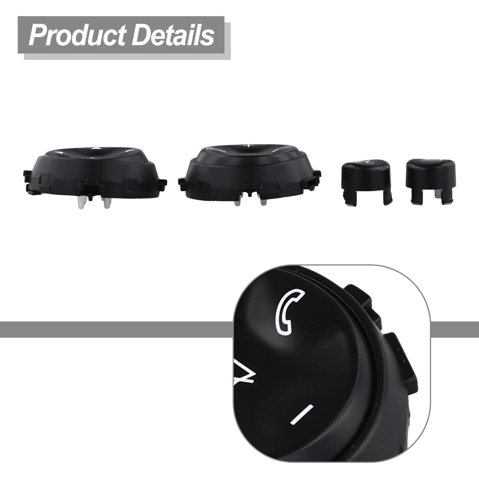 Steering Wheel Switch Buttons for Mercedes W221 S550 S63 CL550 (2007–2013)