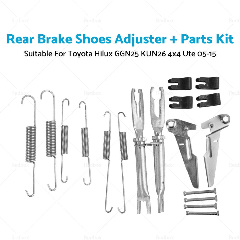 Rear Brake Shoes Adjuster Kit for Toyota Hilux GGN25 KUN26 (2005–2015)