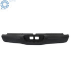 Rear Step Bumper for Toyota Tundra (2000-2006) Steel Black Complete Assembly