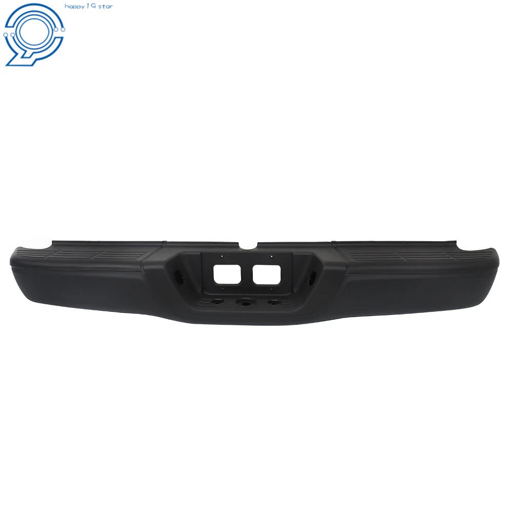 Rear Step Bumper for Toyota Tundra (2000-2006) Steel Black Complete Assembly