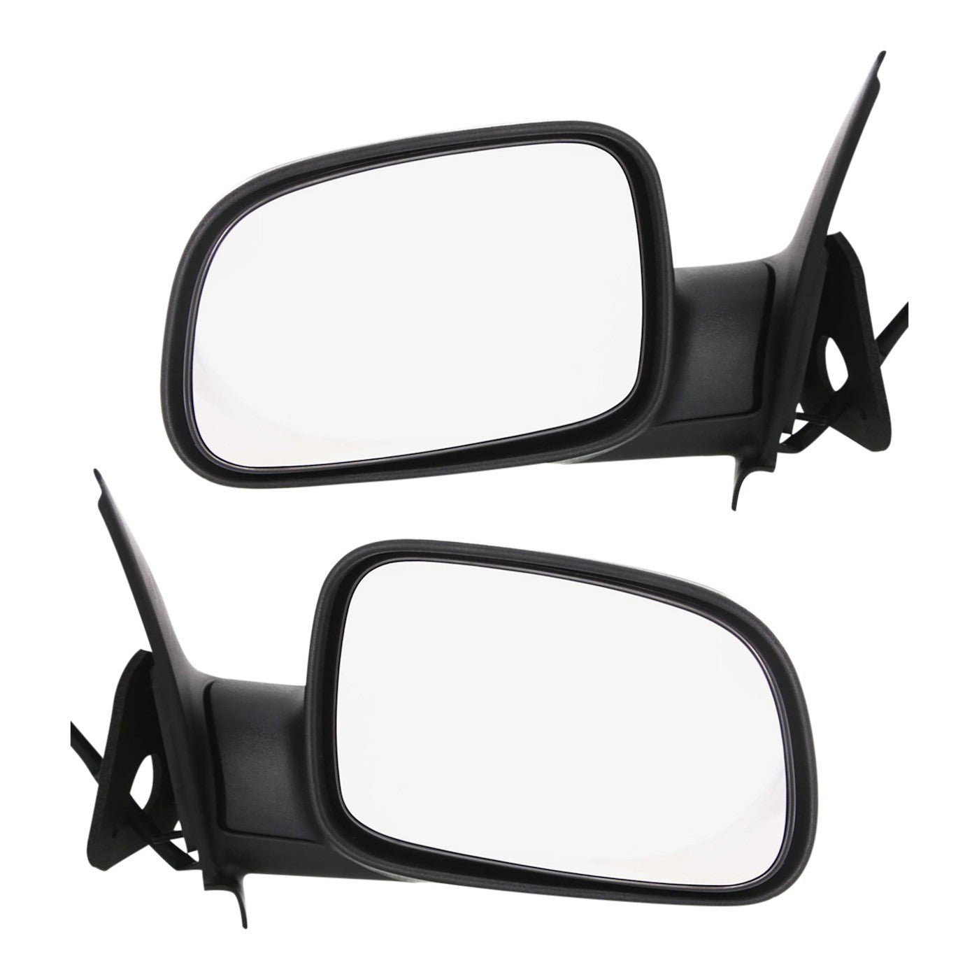 Set of 2 Power Mirrors for Jeep Grand Cherokee (1999–2004) Textured Black