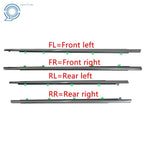 Set of 4 Window Weatherstrip Molding Trim Outer Seals for CR-V (2012-2016)