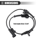 ABS Wheel Speed Sensor for Chrysler 300 (2015–2020) NO. 68199987AC Black