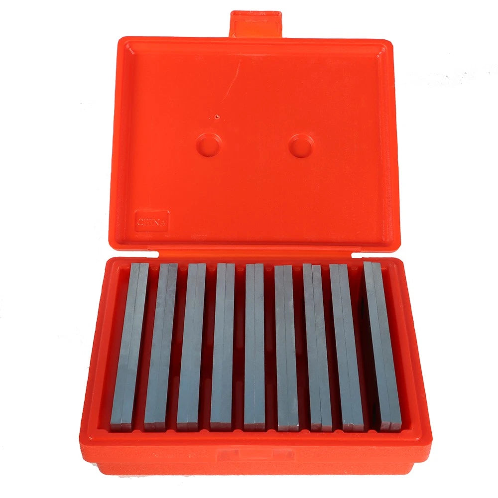Set of 18 Steel Parallel Bars for Precision Machining