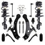 Set of 14 Front Struts Control Arms Sway Bars for Toyota Camry Solara (2004–2006)