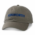 Kenworth Olive Chino Twill Baseball Cap with Blue KW Wordmark Hat