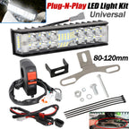 Plug-N-Play LED Headlight Bar Kit for Kawasaki KLX110 KLX110L KLX140L (2008–2022)