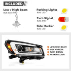 Halogen Headlight with LED DRL for GMC Acadia (2013–2016) Right