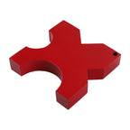 Set of 2 H-Frame Press Bed Plates for Metal Shop Press (5x5x1 inch)