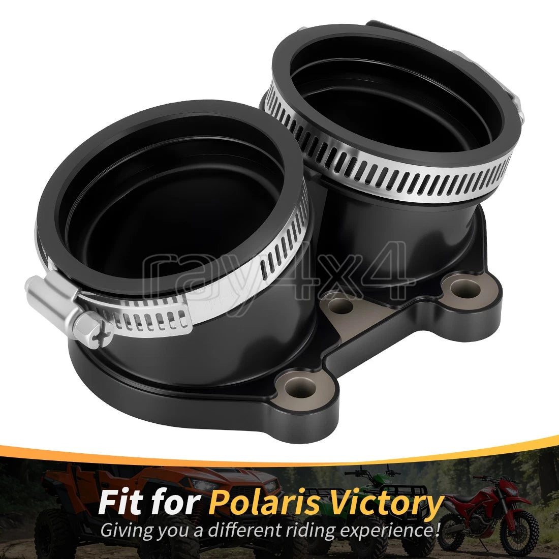 Throttle Body Adapter with Clamp for Victory Hammer Kingpin Vegas (2005–2017)