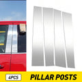 Set of 4 Chrome Pillar Posts for Dodge Ram 1500 2500 3500 (2009–2018)