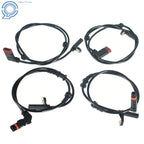 Set of 4 ABS Wheel Speed Sensors for Mercedes-Benz C250 C300 (2012–2015)