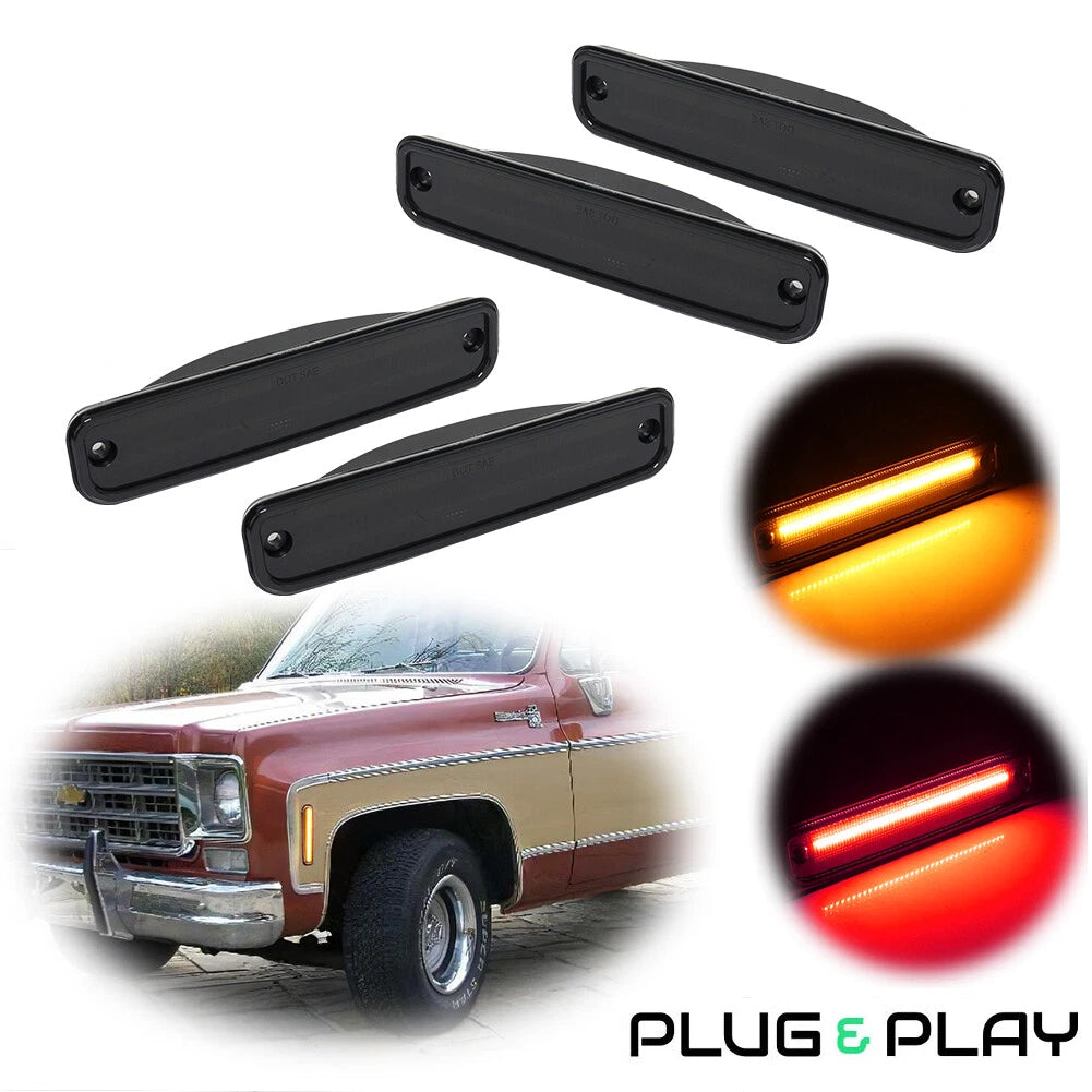 LED Side Marker for Chevrolet C10 C20 GMC Pickup Blazer Jimmy (1975–1980)