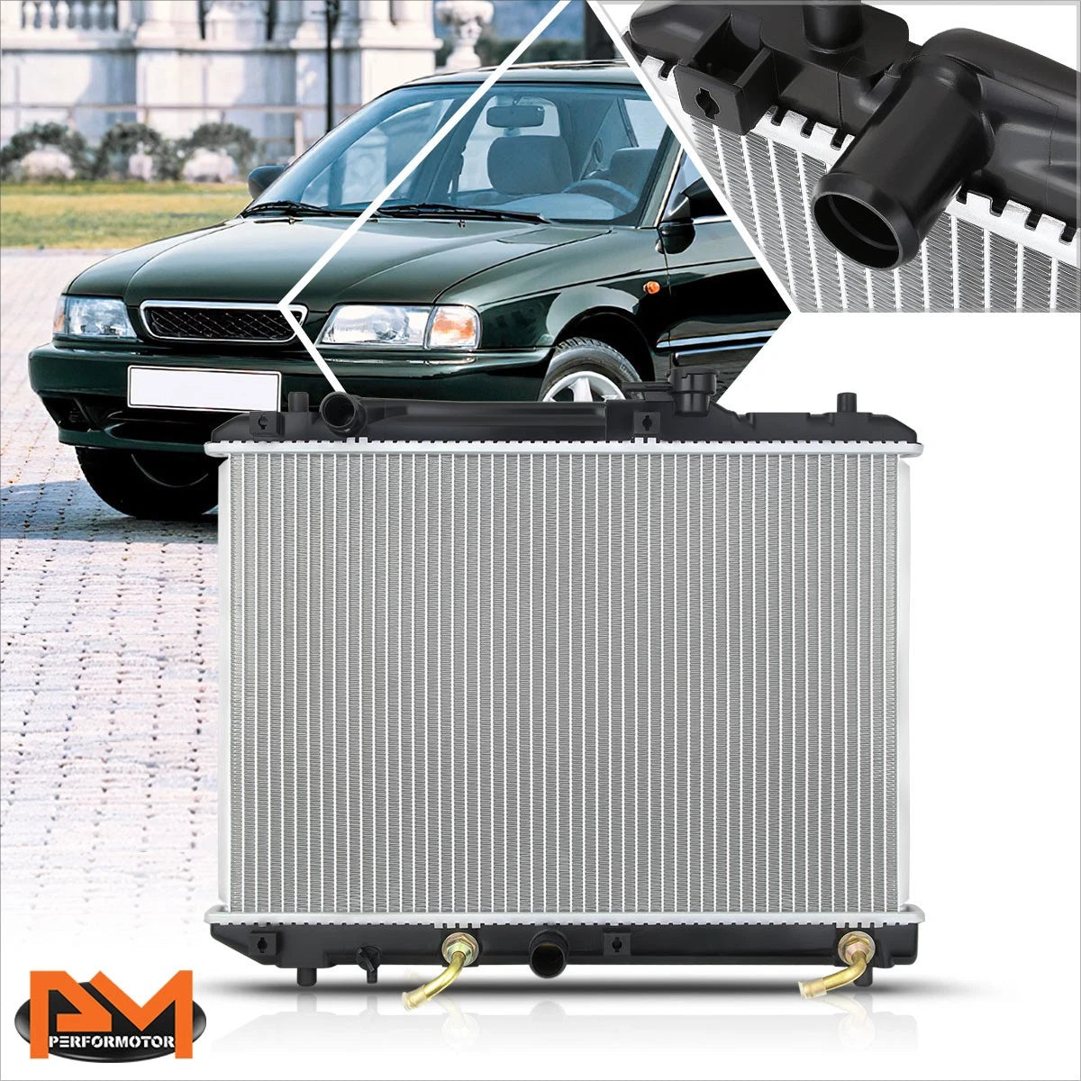 Aluminum Core Radiator for Suzuki Esteem Sedan 1995–2000 1.6L AT DPI-2085