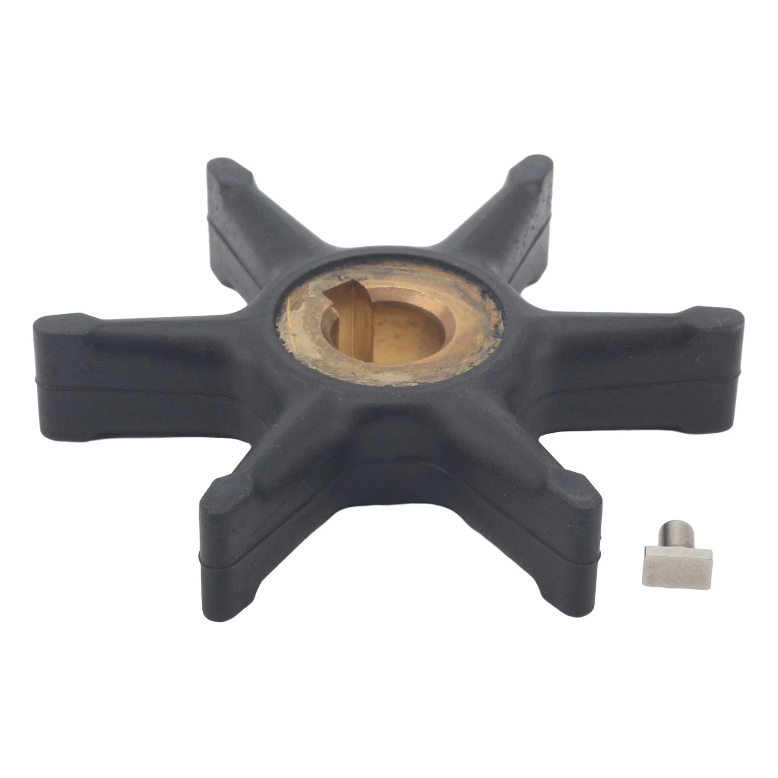 Outboard Water Pump Impeller with Key for Johnson Evinrude (3-7.5 HP)