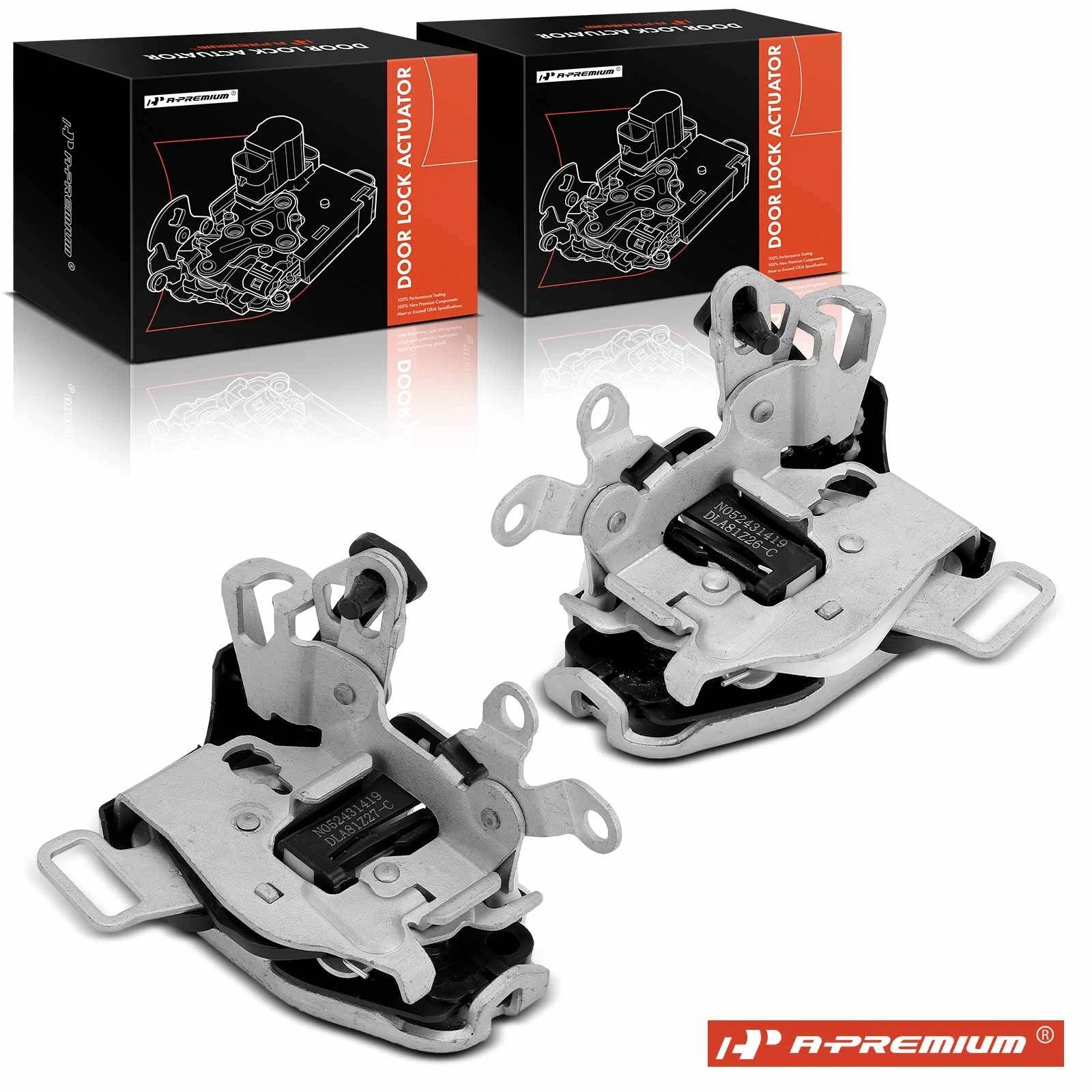 2X Rear Door Lock Actuators for Ford F-250/350/450 Super Duty (1999–2008)