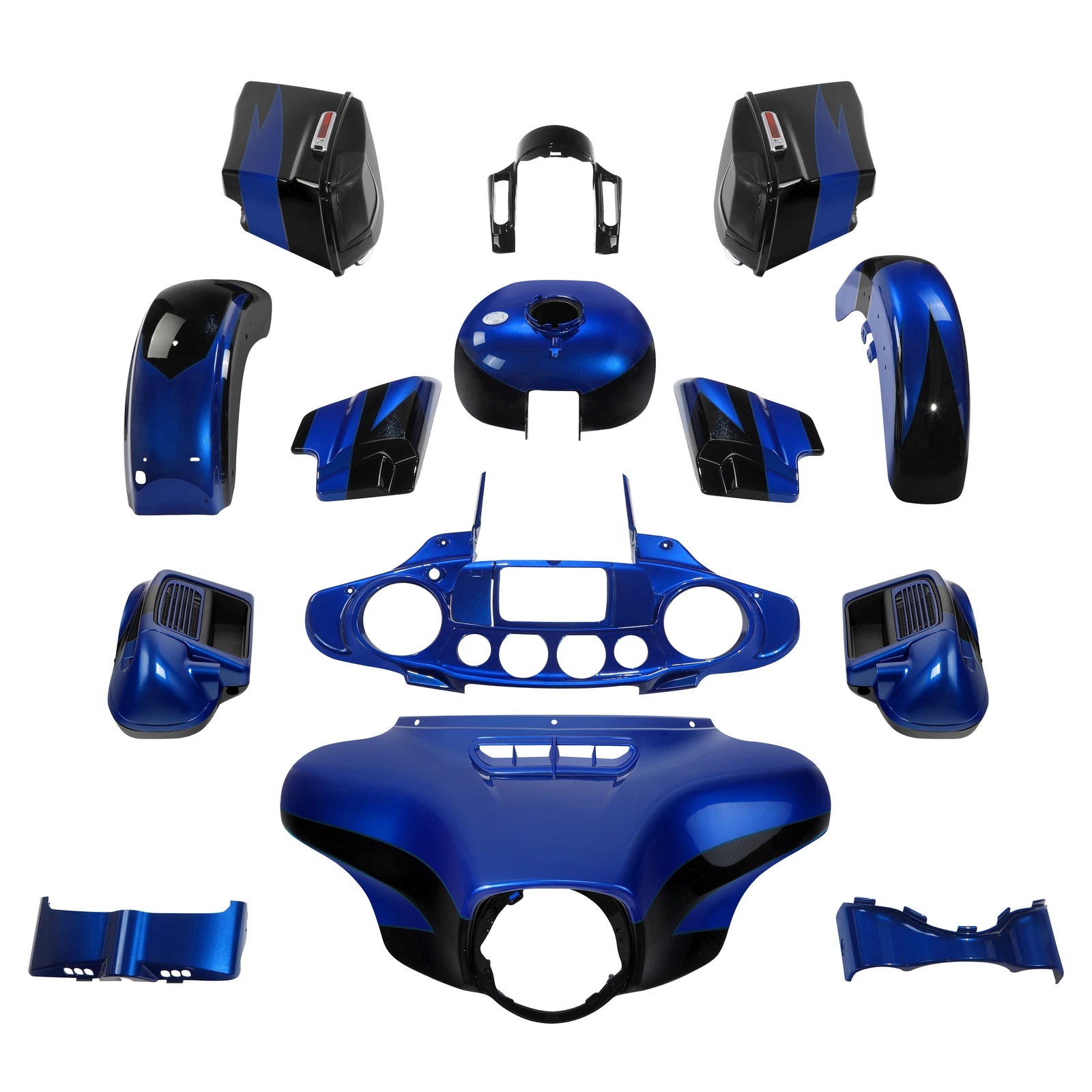 Fairings Bodywork for Harley Street Glide (2014–2024) Candy Cobalt/Indigo Ink