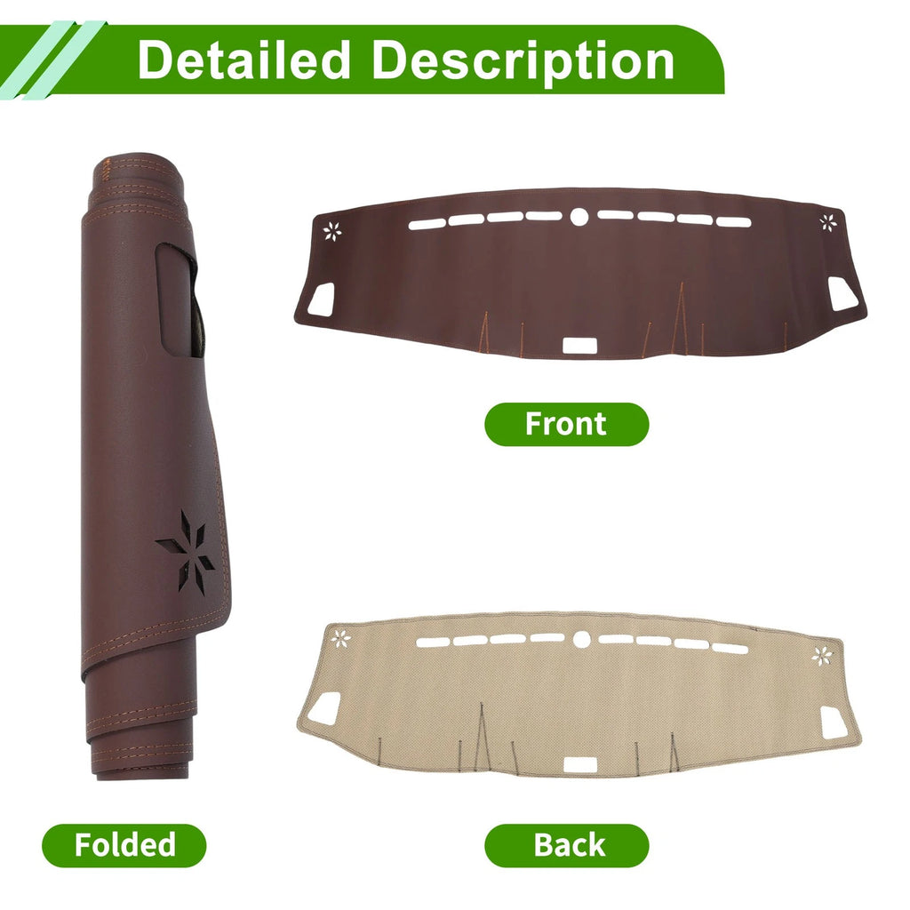 Dashboard Cover for Mazda BT50 TF (2007–2023) Dash Mat Carpet Brown