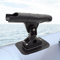 Fishing Rod Holder with Base for Inflatable Boat Canoe (Rotatable Design)