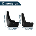 Set of 2 Mud Flaps Splash Guards for Volkswagen Talagon (2021–2023)