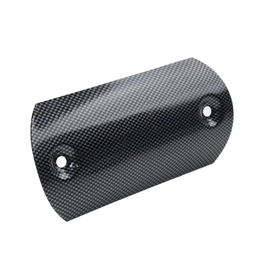 Exhaust Middle Pipe Heat Shield Cover for Car Muffler Protector Carbon Like