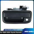 Outer Exterior Door Handle Front Left for 1995–2004 Toyota Tacoma (Black)