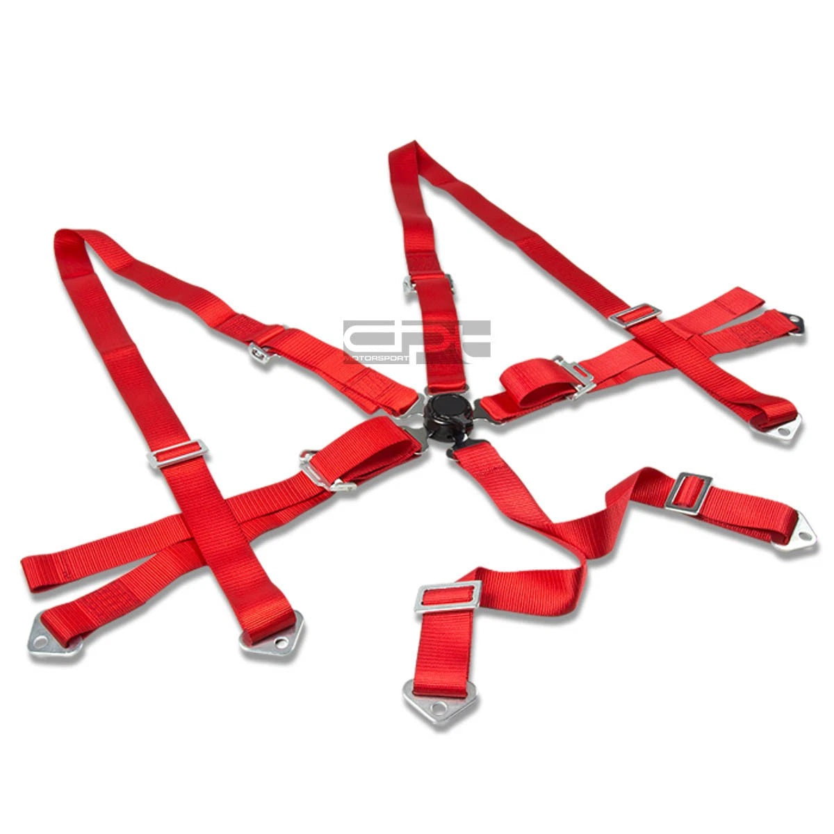 6-Point Adjustable Camlock Racing Seat Belt Harness for Universal Fit (Racing)