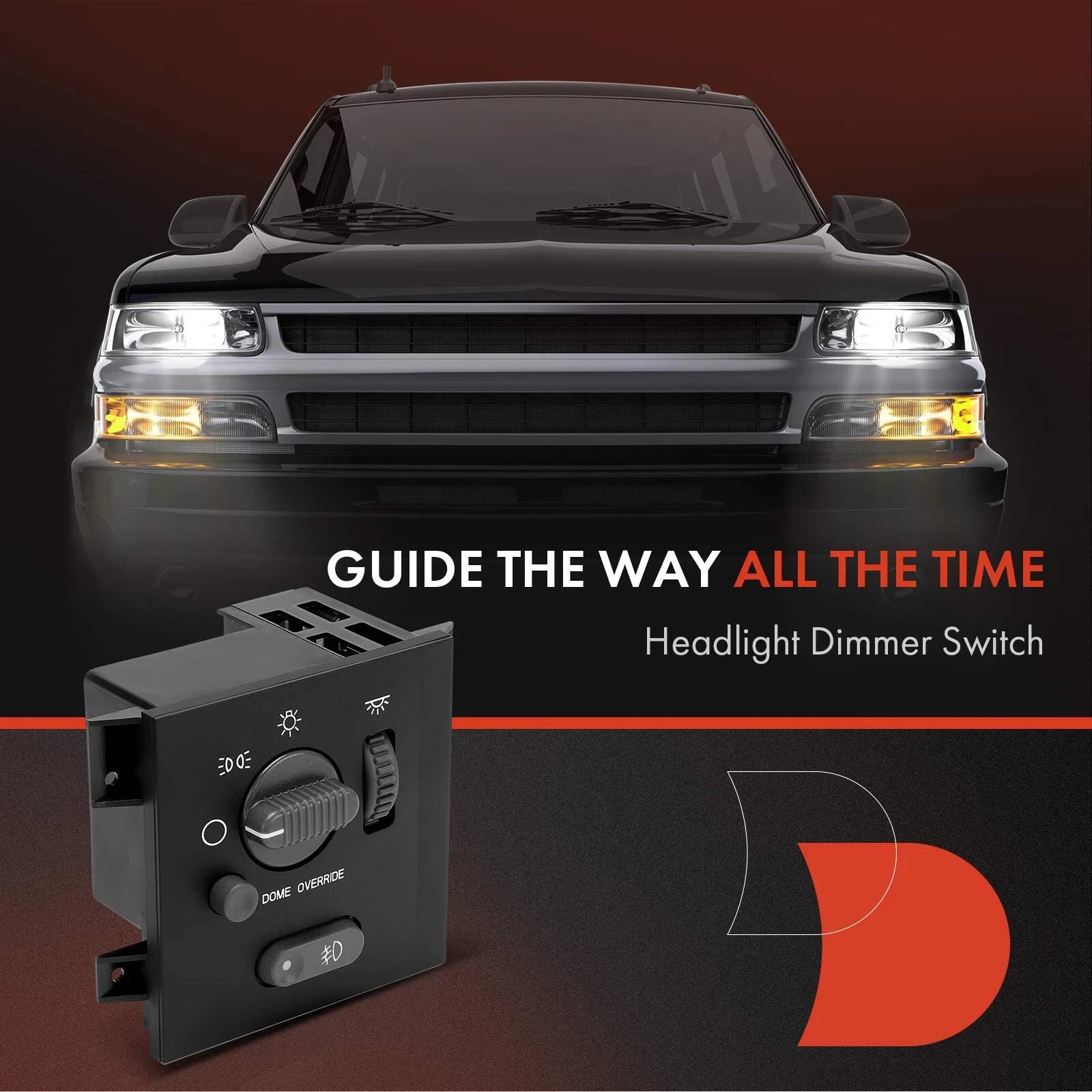 Headlight Switch for Chevy Blazer S10 GMC Jimmy Sonoma (1998-2003)