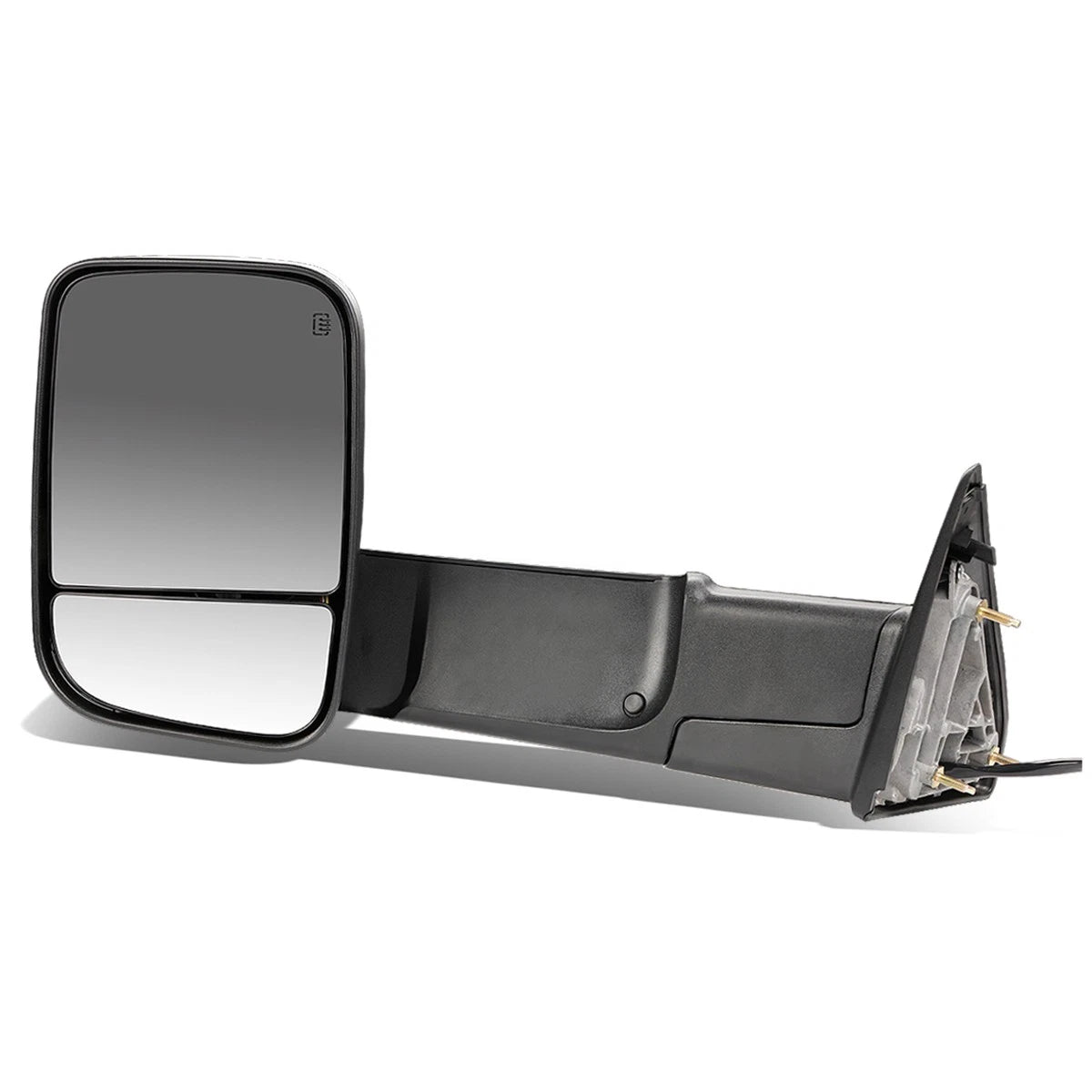 Left Powered Heated Smoked LED Signal Flip Up Towing Mirror for Dodge RAM (2009–2016)
