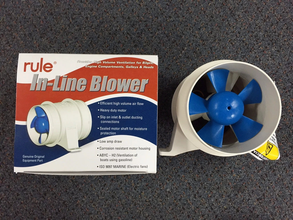 Rule In-Line Bilge Blower 100mm 12V for Model 240 (RWB654)